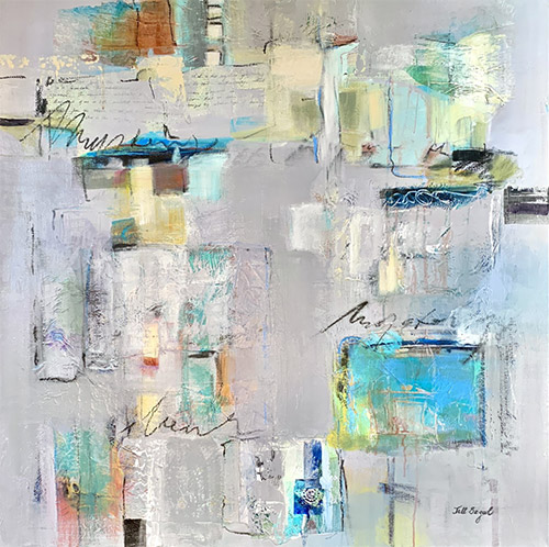 Sacred Spaces #2, 36x36, Mixed Media, $1800