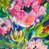 Pink Poppy Passion, 30 x 22, Acrylic, $1100