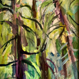 Forest Beauty, 12” x 9”, Acrylic, $150